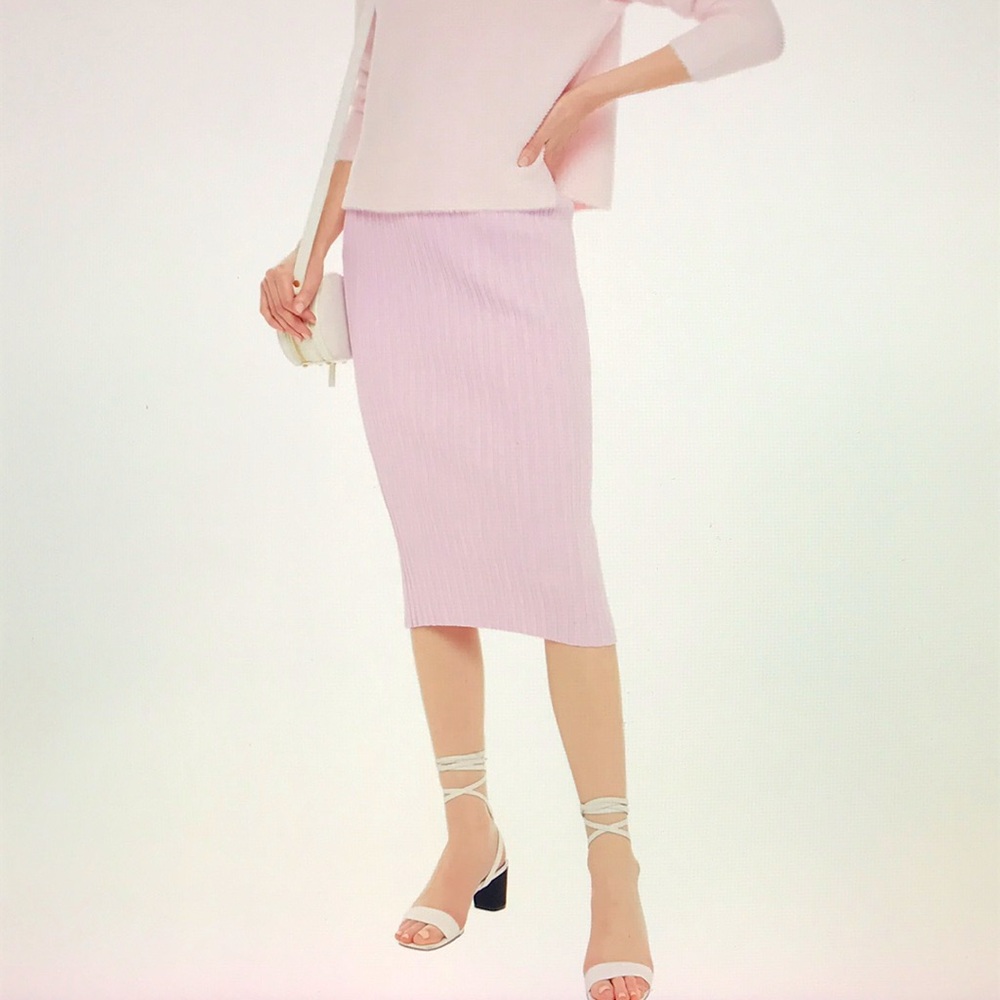 Michelle Mason Rib midi skirt P XS